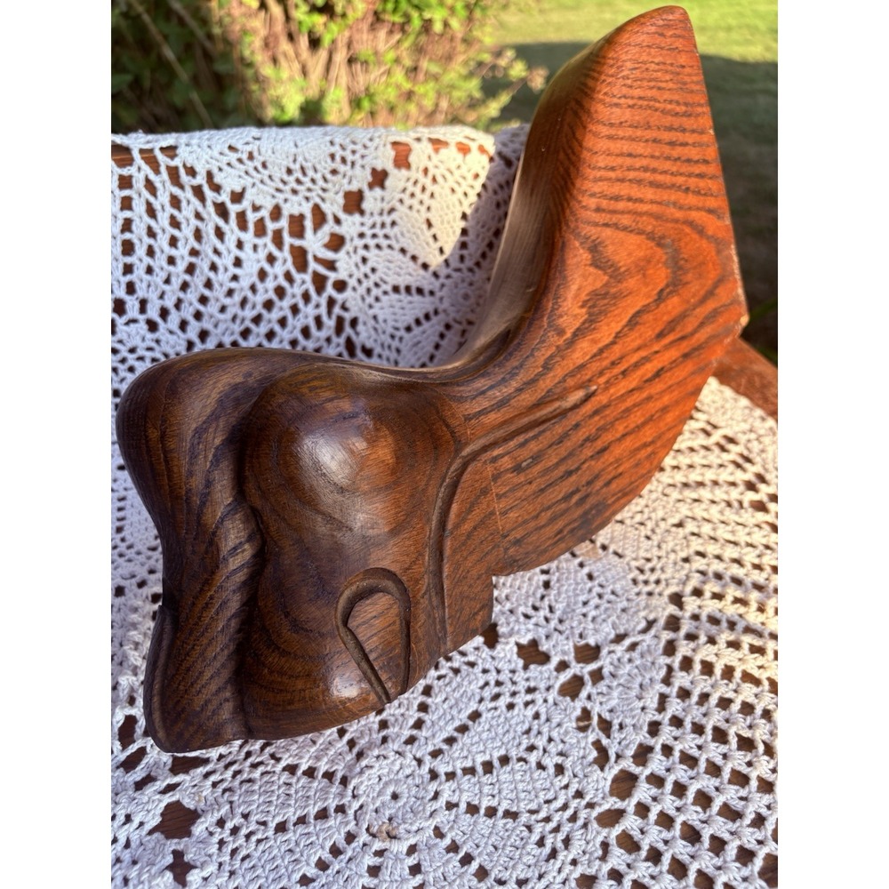 Antique Hand Carved Victorian Oak Wood Claw Foot Table Leg Farmhouse Decor